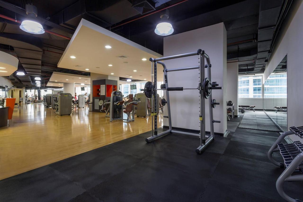 Готель Jw Marriott Panama Екстер'єр фото The gym at the 100000-square-foot (9,300 m2) headquarters of the company in Bangalore, India