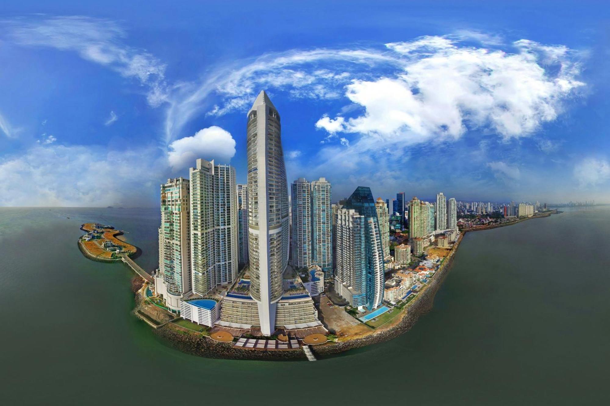 Готель Jw Marriott Panama Екстер'єр фото Panoramic view of Punta Pacifica